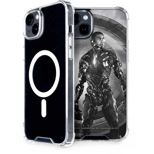 The Justice League (2017) Cyborg Poster iPhone 15 Plus MagSafe Case